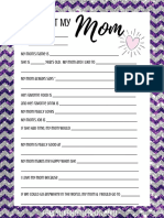 Mother's Day Interview Questions