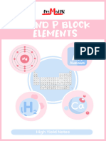 Notes - S & P Block Elements (PreMed - PK)