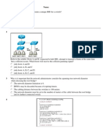 Practice Finale Exam