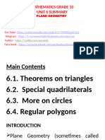 Mathematics Grade 10 Unit 6