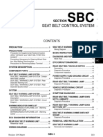 Seat Belt Control System: Section