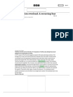 Information Overload - A Recurring Fear PDF