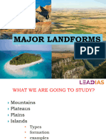 11 Major Land Forms 05.08.22