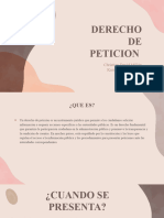 Derecho de Peticion