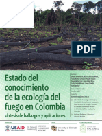 Estado Del Conocimiento de La Ecología Del Fuego en Colombia - Síntesis de Hallazgos y Aplicaciones