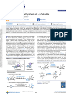 Fadel Carreira 2023 Enantioselective Total Synthesis of Pedrolide