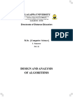 PG - M.Sc. - Computer Science - 341 11 - Design and Analysis of Algorithms - Binder