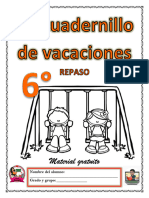 6° Cuadernillo Vacaciones-Profa Kempis