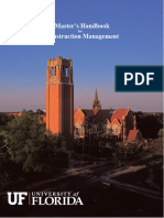 Master's Handbook For Construction Management