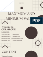 Maximum Minimum Group3