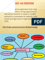 Introduction To Biotechnology