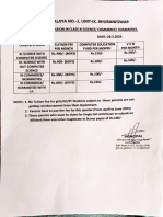 Fee Structure