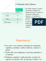 Fuentes Naturales Del Carbono: Mineral Carbono en El Mineral (%)