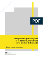 Alen, B. Acompañar Los Primeros Pasos en La Docencia, Explorar Una Nueva Práctica de Formación