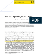 Kirksey, E. - Species. A Praxiographic Study