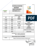 REVISED Date Sheet For Pre Board