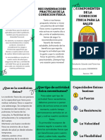 Componentes de La Condicion Fisica para La Salud