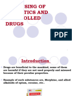 Dispensing of Narcotics