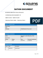 Configuration Document Template