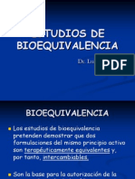 Estudios de Bioequivalencia Sin Polemica