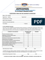 ISSJE-MKU Student Attachment Assessment Forms (2021)