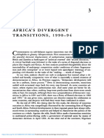 Democratic Experiments in Africa - Regime Transitions in Comparative Perspective4