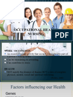 Occupational Health Nursing