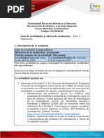 Guía de Actividades y Rúbrica de Evaluación - Unidad 3 - Fase 4 - Exploración