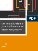 PWC Get Continuity Right in Your Family Enterprise