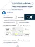 Watermark and Hyperlink - Activity 9 & 10