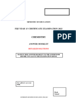 2023 Fy13ce Chemistry Detailed Solutions