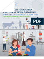 FAO - Cell Based Food & Precision Fermentation - Product, Safety & Future Role