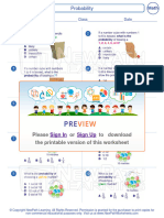 Worksheet Math Grade 3 Probability 4 0