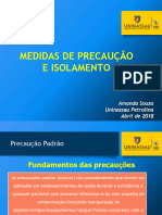 Aula 05 MEDIDAS DE PRECAUÇÃO E ISOLAMENTO