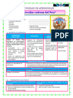 CyT 2° - SESIÓN 10 DE JULIO - Animales Nativos Del Perú