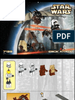 LEGO Ewok Attack Instruction Manual 7139