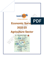 Agriculture Sector Economic Survey 2022 and 2023 PDF