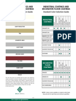 Indl and Deco Floor Coatings Color Chart CC52