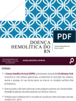 Aula 05 - Doença Hemolítica. Ictericia