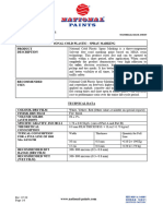 Industrial Coatings Technical Data Sheet: National Cold Plastic - Spray Marking