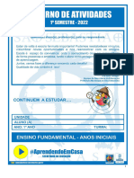 1º Ano Caderno 1º Semestre 2022