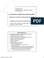 Presentación Clase 6 - Instrumentos de Política Comercial