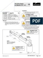 Midmark 416 417 Actuator Kit Installation Instructions