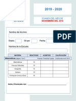 Examen Parcial de Noviembre