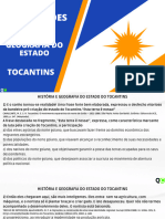 40 Questões GABARITAS de História e Geografia Do Estado Do Tocantins