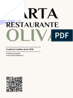 Carta Restaurante Oliva