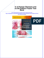 Full Download Essentials of Human Diseases and Conditions 6th Edition Frazier Test Bank All Chapter 2024 PDF