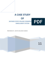 Computerized Enrollment System Case Study