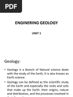 ENGINERING GEOLOGY Unit1