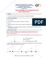 Clase 16. Semejanza Entre Triángulos Rectángulos